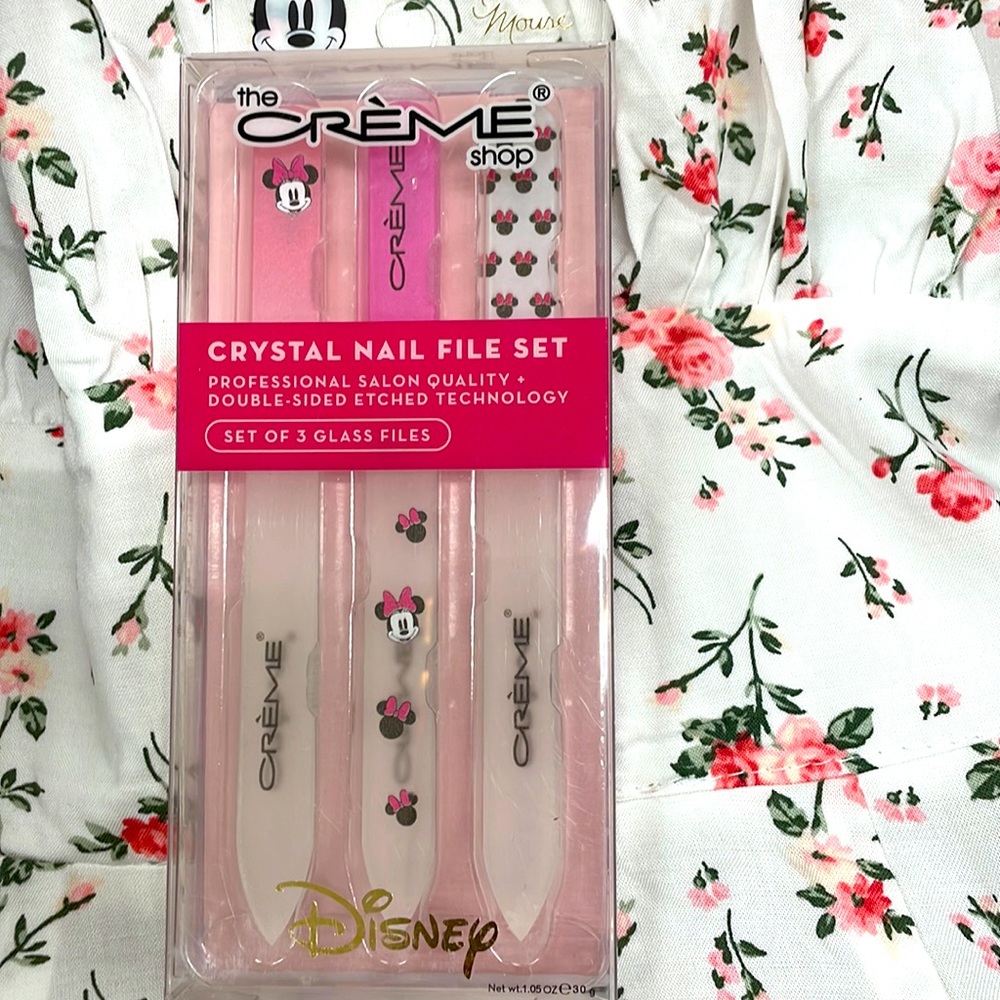the CRÈME shop - Crystal Nail File set - Minnie Mouse - Set of 3 glass files